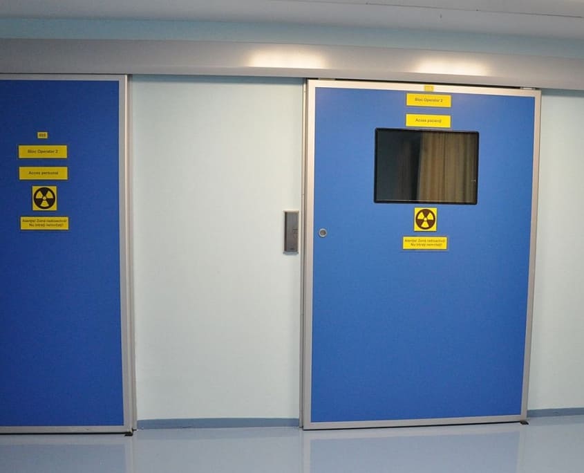 Uși TORMED cu protecție la radiații, usi radiologie, protectie radiatii