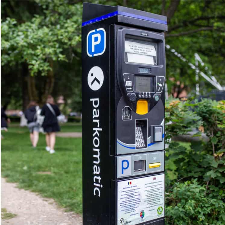 Expertiză și inovație, Parcări publice și private, Parcometru, Bran