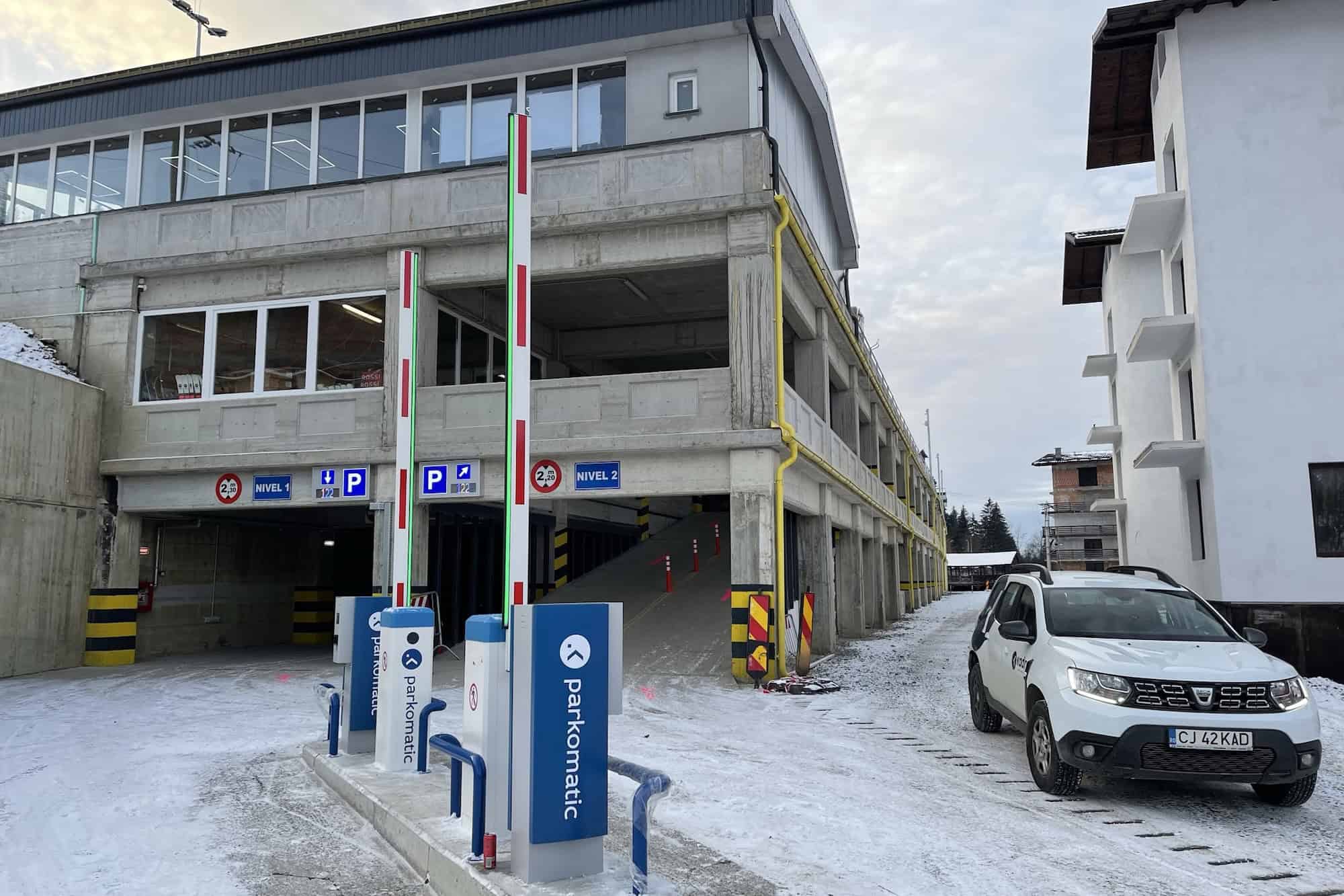 Sistem de parcare automată Parkomatic pentru telegondola și pârtia olimpică Borșa din Maramureș