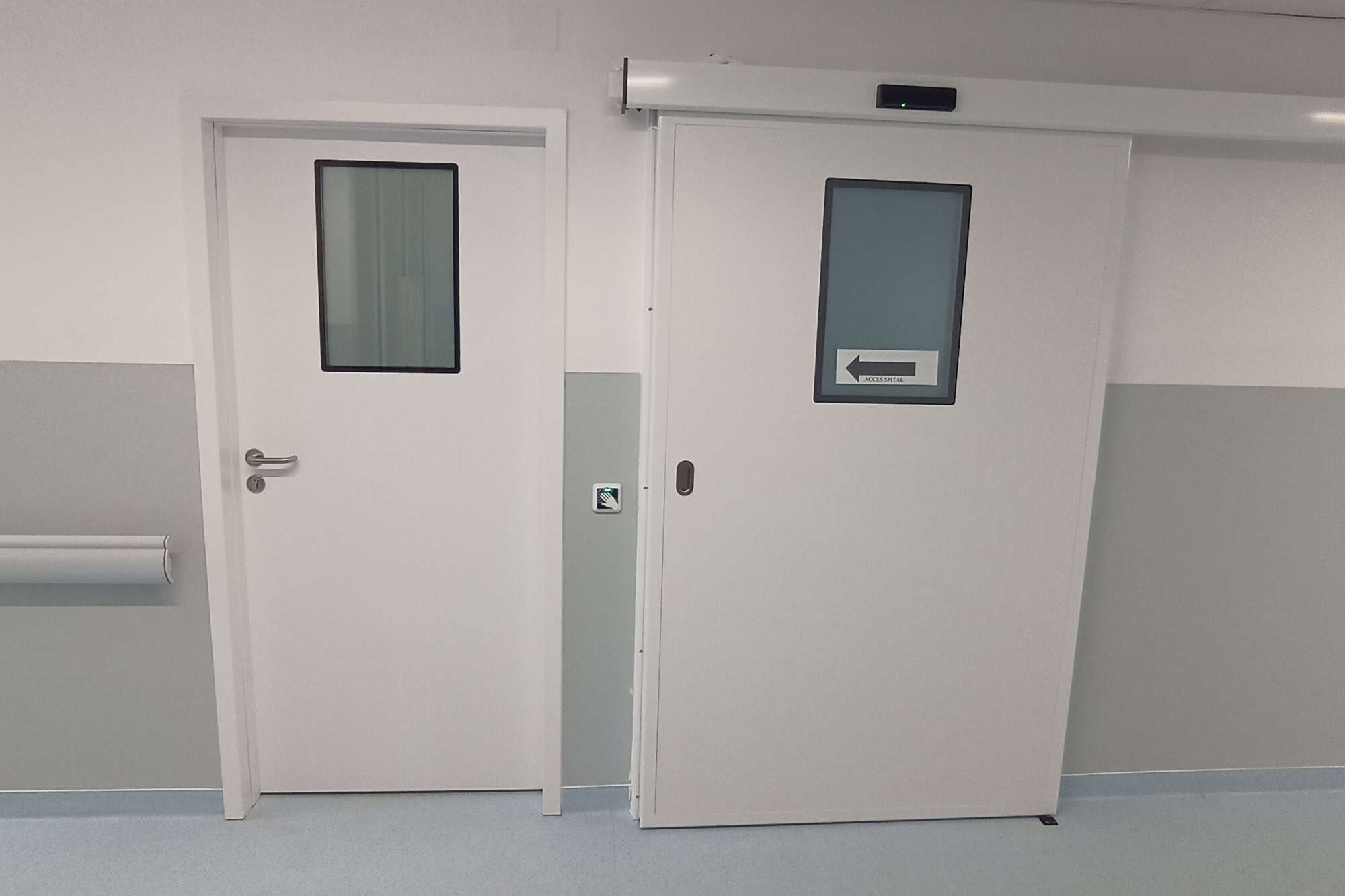 Uși medicale specializate de la KADRA pentru Unitatea de Primiri Urgențe a Spitalului Zalău