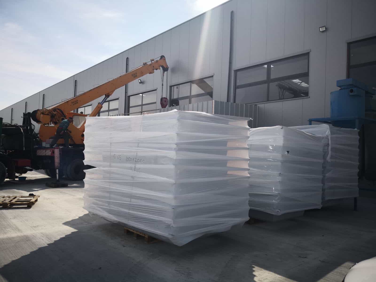 Trape de fum KADRA montate la Sterk Plast, Medgidia