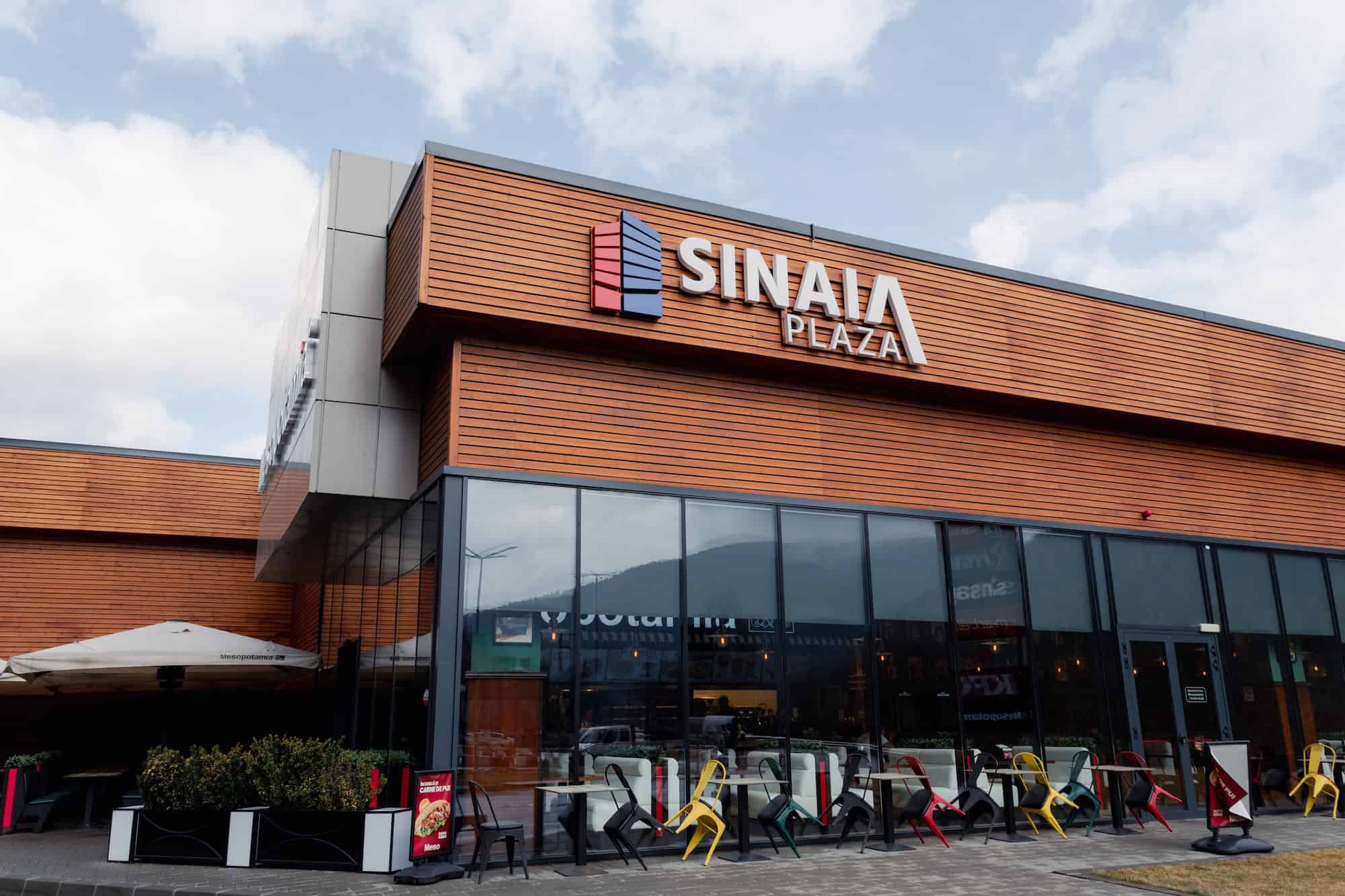 Uși culisante automate pentru centrul comercial Sinaia Plaza