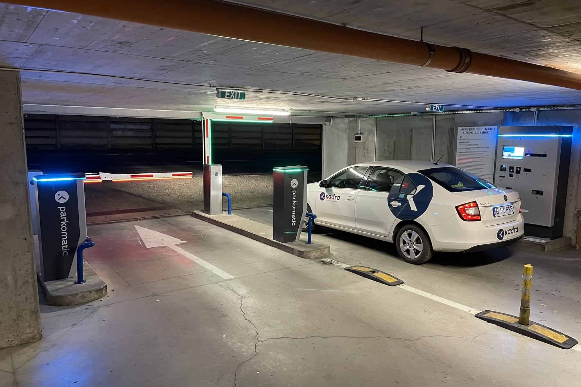 Parcare cu casă automată în Băișoara